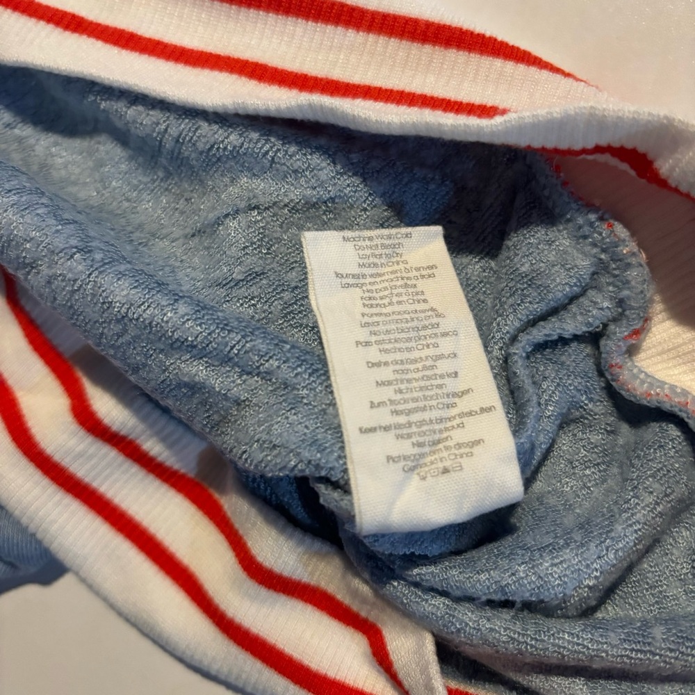 NWT P.J. Salvage Womens Tank Top Small Pajama Light Denim Blue Red RXRDTK New S - Picture 5 of 10